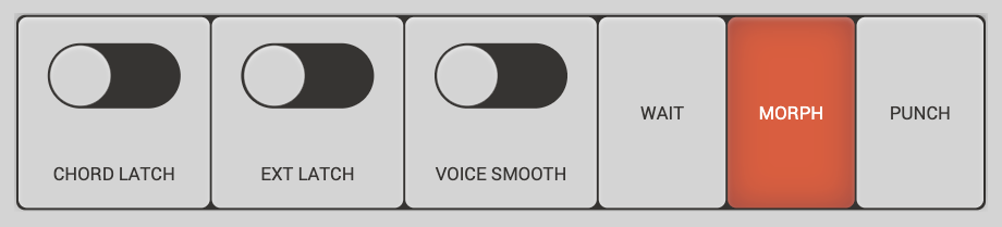 Harmonimo chord behaviour controls